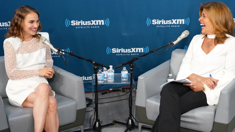 Natalie Portman talked about motherhood, her decision to go vegan and her passion for the environment during a SiriusXM Town Hall hosted by TODAY's Hoda Kotb. 