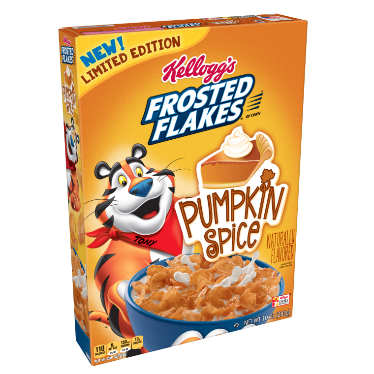 Kellogg's Pumpkin Spice Frosted Flakes are coming this year