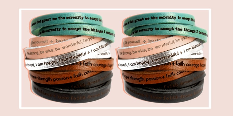  MTLEE 24 Pieces Inspirational Bracelets Gifts for
