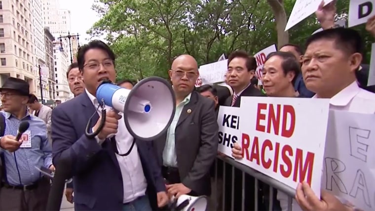 Image: de Blasio School proposal protest