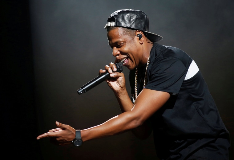 Image: Jay-Z performs at Bercy stadium in Paris