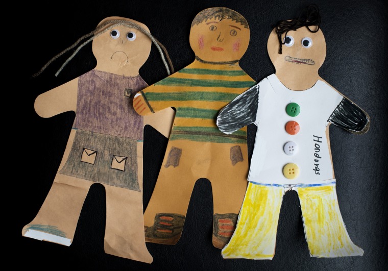 Image: Artwork by unaccompanied migrant children