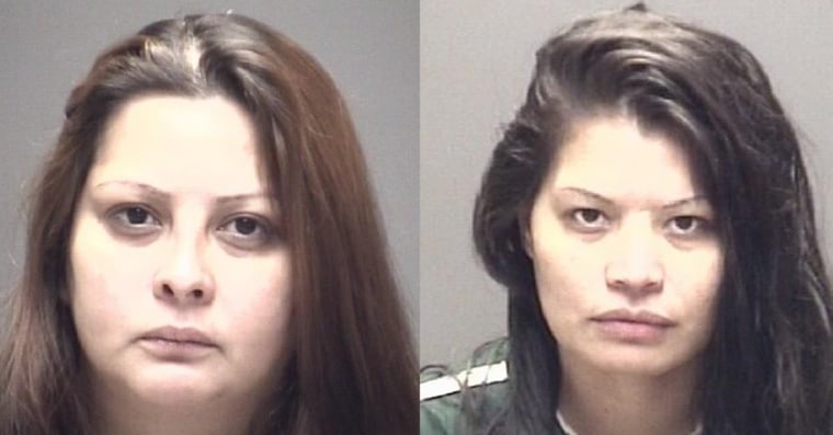 Jayden's mother Rebecca Rivera, 34, and her girlfriend, Dania Amezquita Gomez, 31.