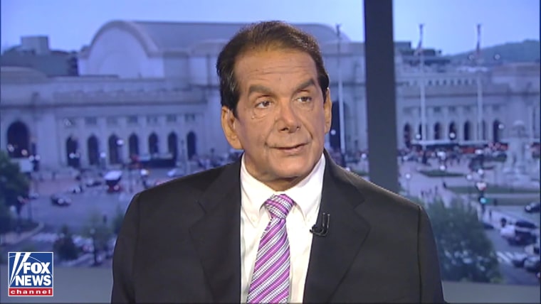 Image: Charles Krauthammer appearing on Fox News in Washington