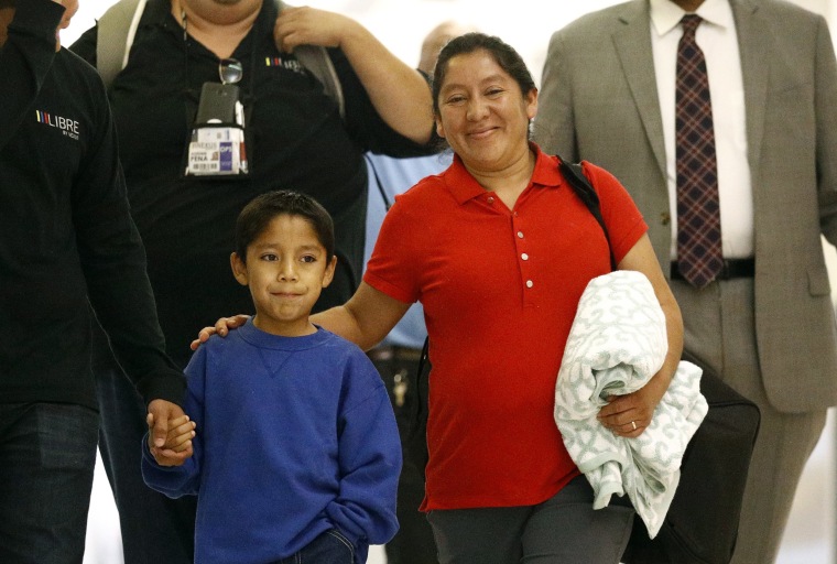 Image: Darwin Micheal Mejia reunites with his mother