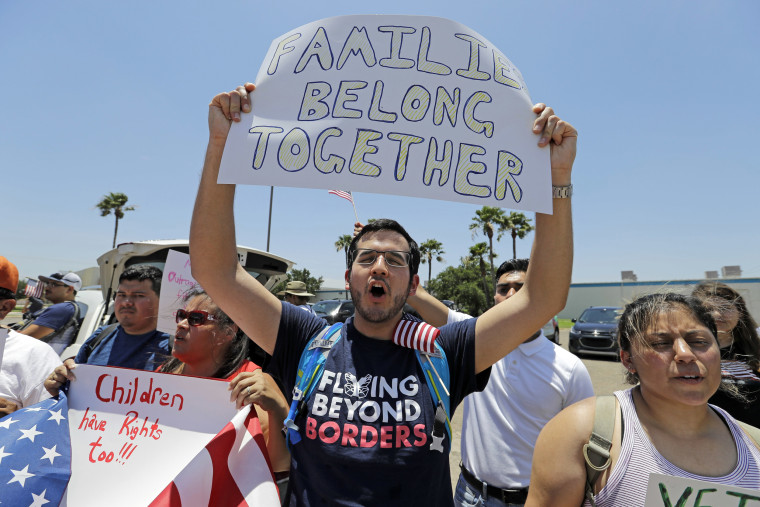 Image: McAllen Texas immigration protest