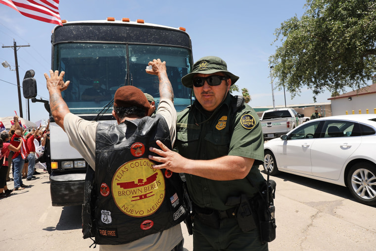 Image: McAllen Texas immigration protest