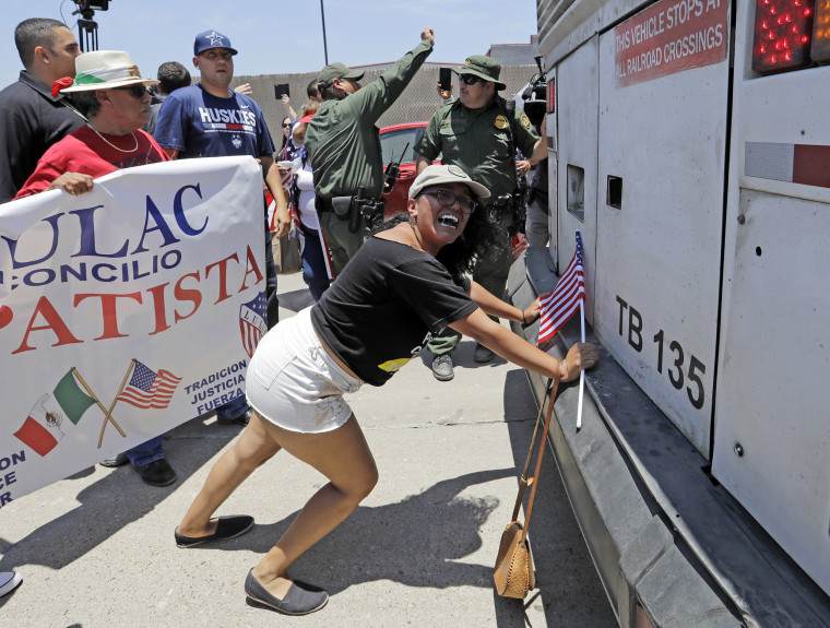 Image: McAllen Texas immigration protest