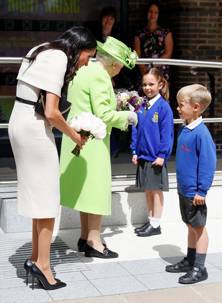 The Duchess Of Sussex Undertakes Her First Official Engagement With Queen Elizabeth II