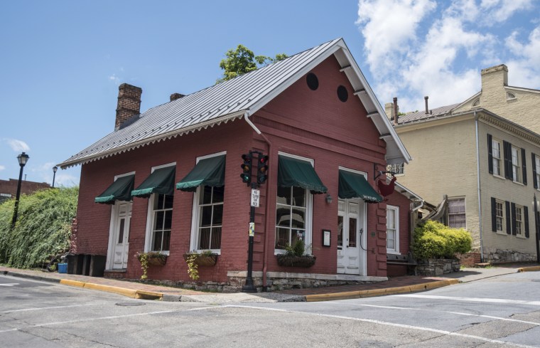 The Red Hen Restaurant in downtown Lexington, Virginia.