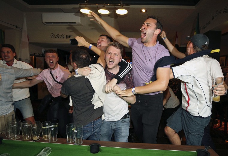 Image: England supporters