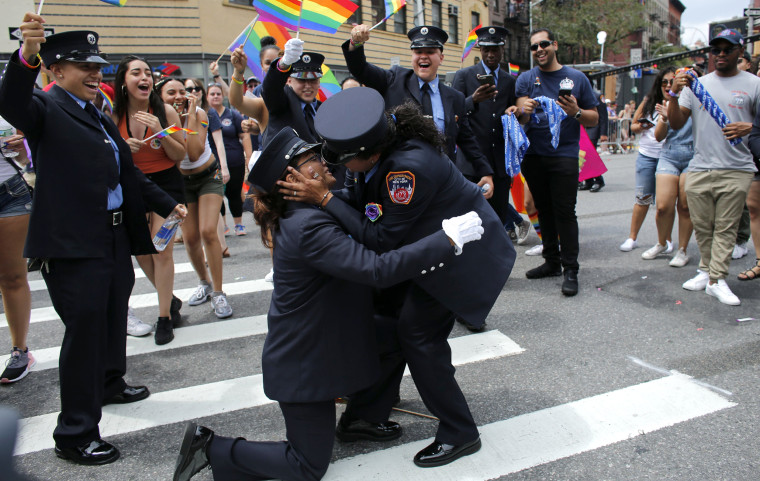 Image: New Yorkers Celebrate Gay Pride With Annual Parade
