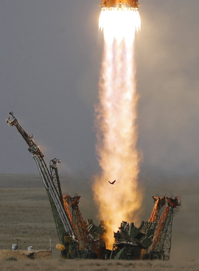 Image: Soyuz MS-09 spacecraft launch