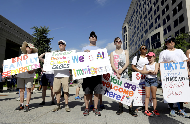 Thousands march coast to coast against Trump's immigration policy