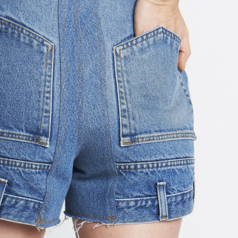 Upside down deals jean shorts