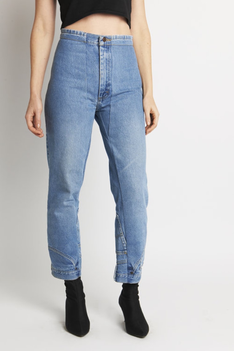 Upside-down jeans are a thing and, no, we don't understand it either