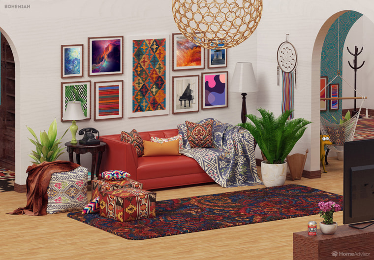 The Simpsons living room re-imagined