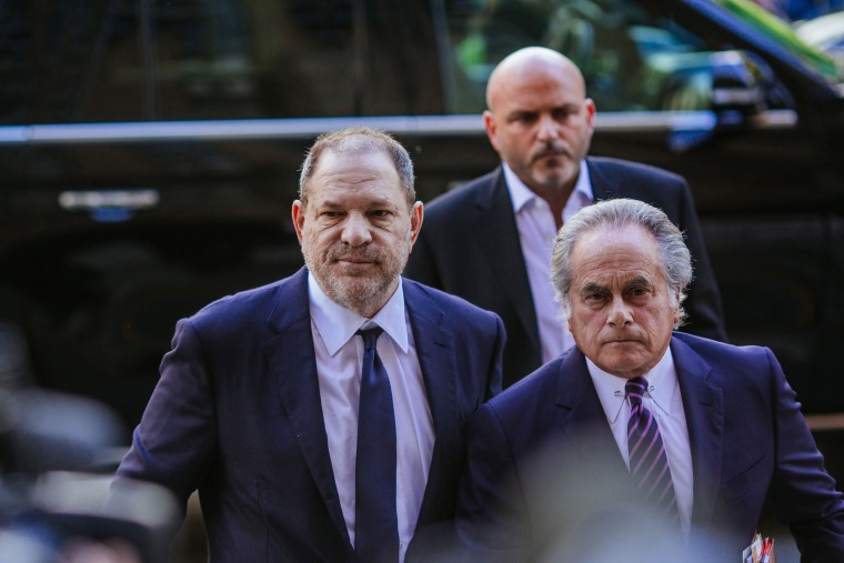 Image: Harvey Weinstein, left, arrives at State Supreme Court with attorney Benjamin Brafman