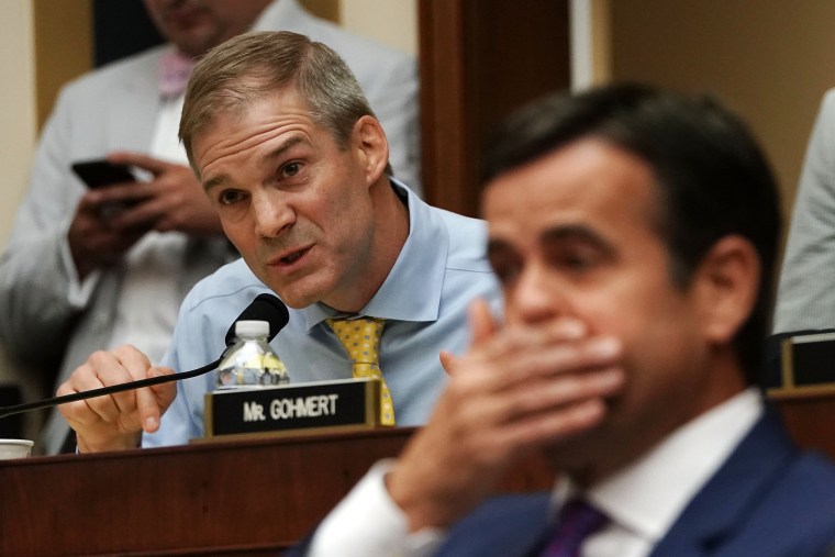 Image: Rep. Jim Jordan speaks during a hearing