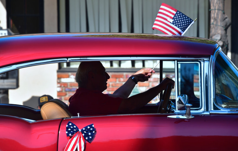 Image: Fourth of July celebrations San Gabriel, California