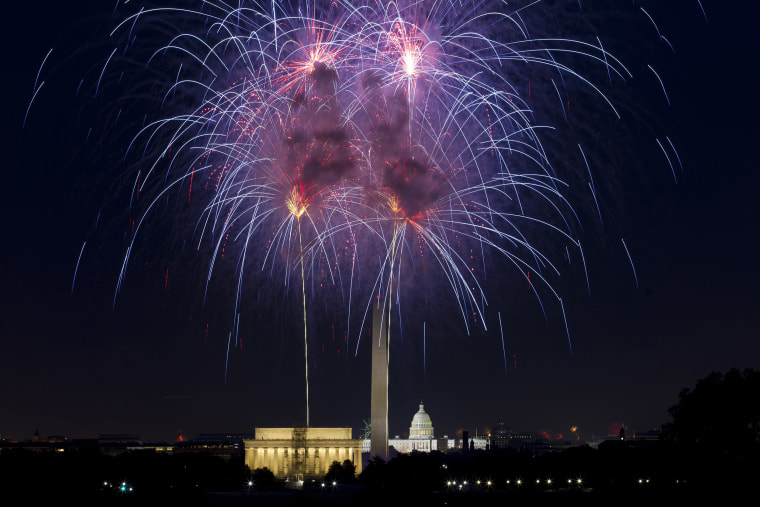 Image: Washington Monument Fireworks