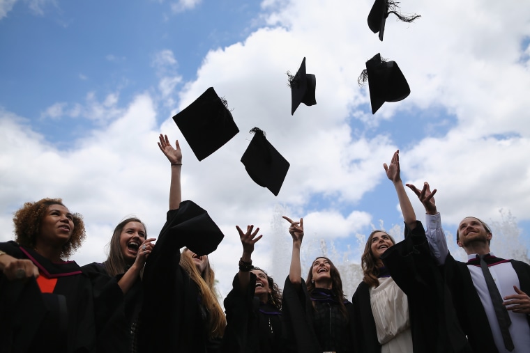 Image: Graduates Celebrate On The Southbank