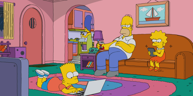 See 'The Simpsons' living room decked out in 6 modern styles