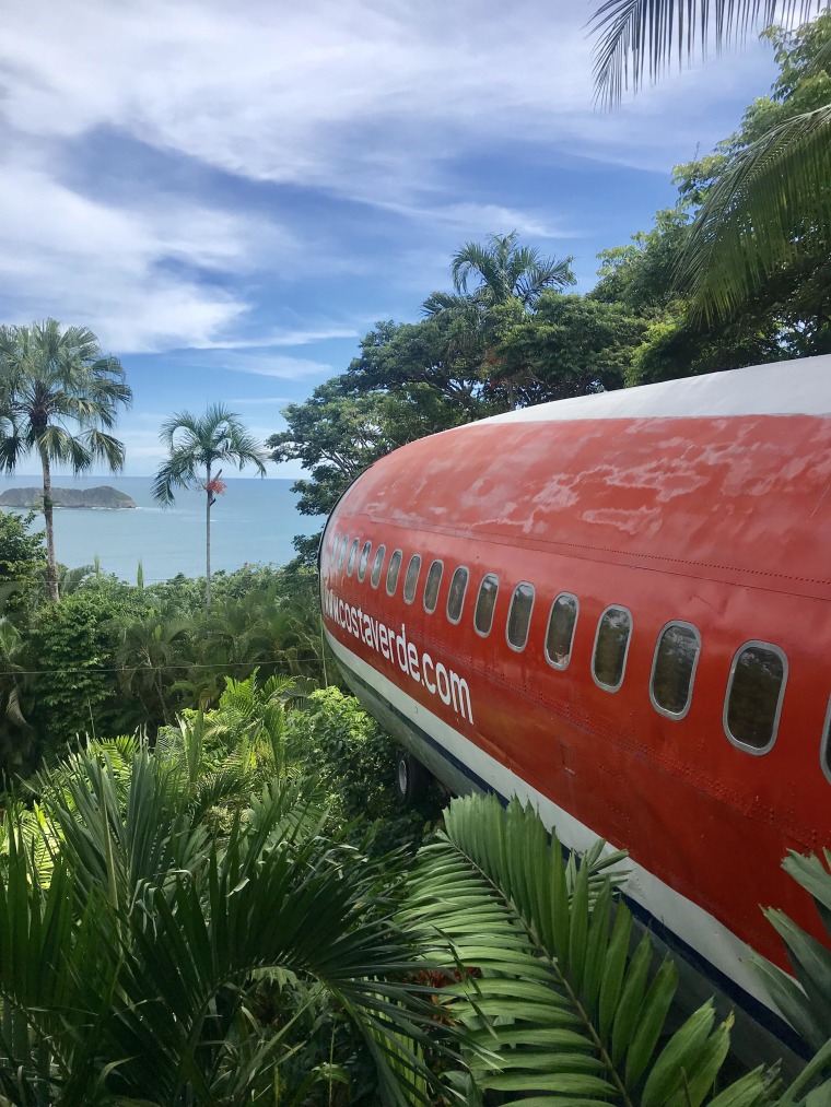 Costa Verde Hotel in Costa Rica has an airplane vacation house