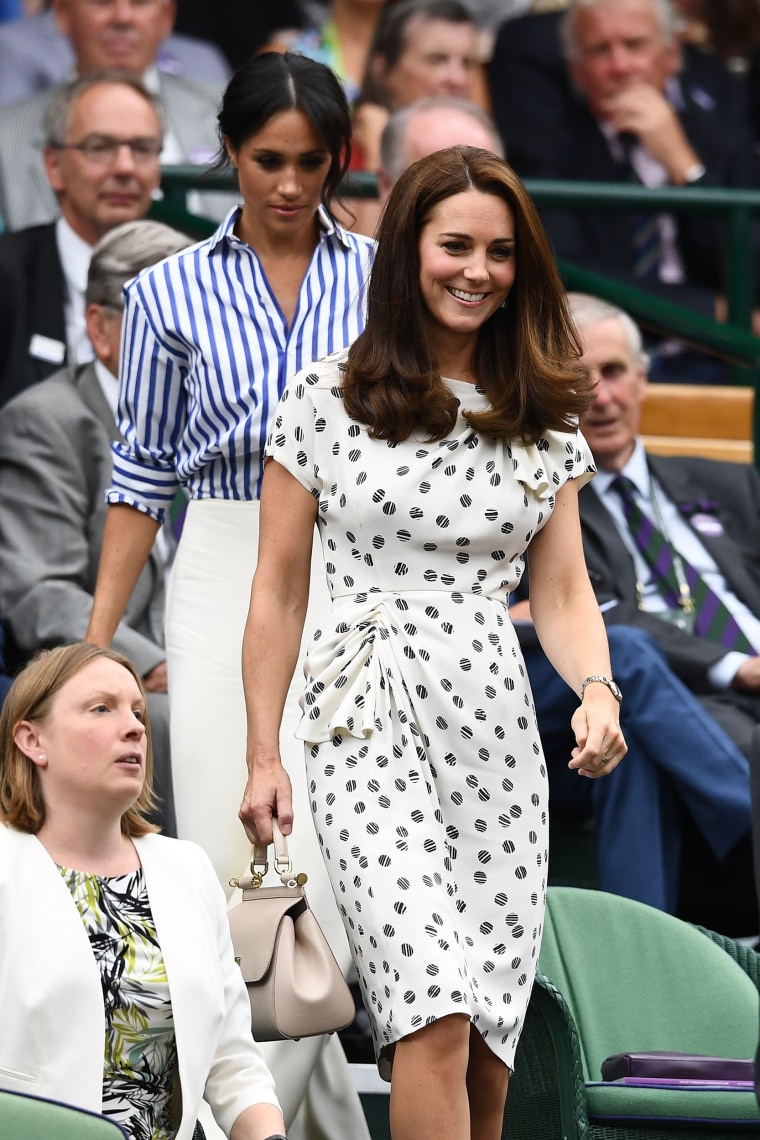 Kate Middleton wears white dress at Wimbledon