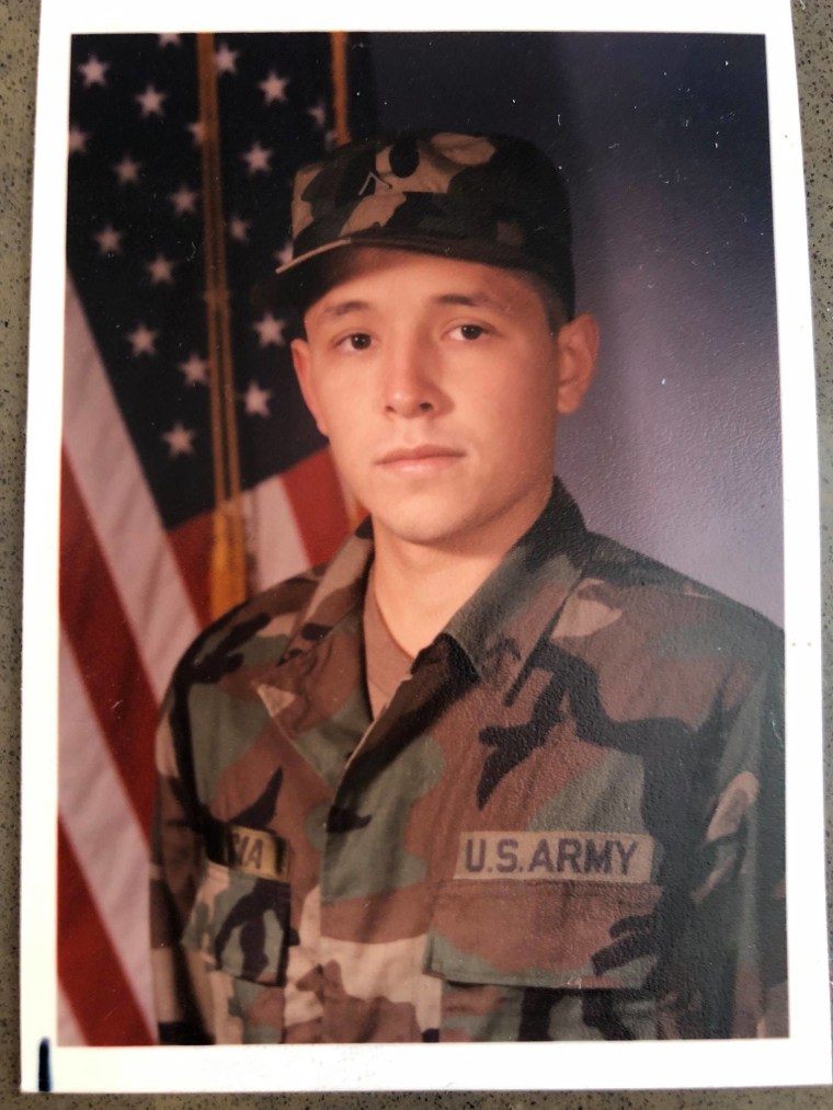 David Garcia in the military.