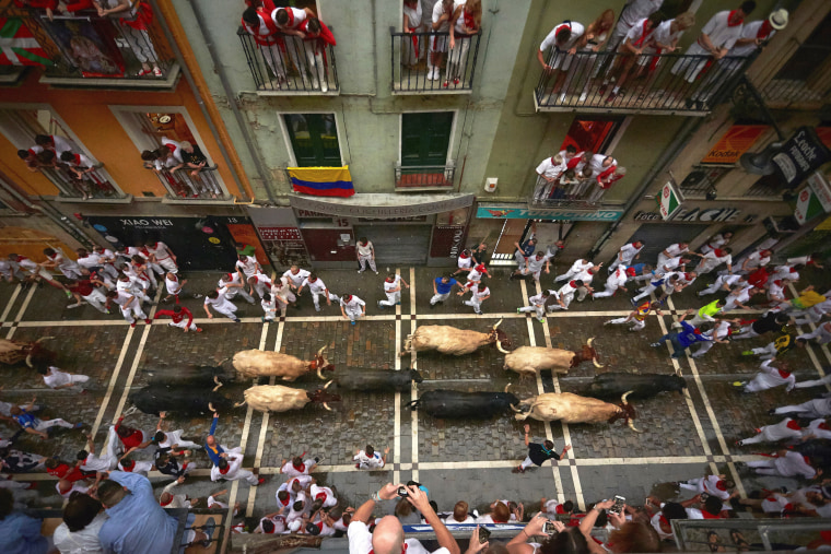 Image: Fiesta de San Fermin in Pamplona