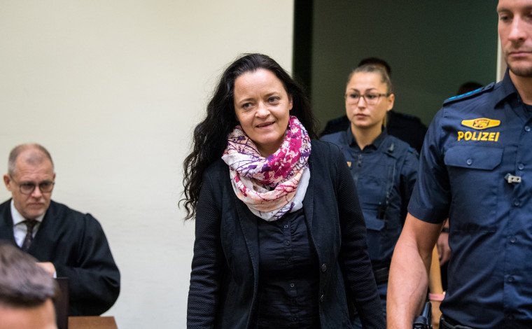 Image: Beate Zschaepe attends her sentencing hearing in Munich