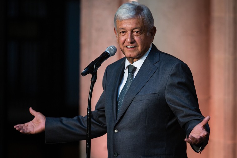 Image: Press Conference of Andres Manuel Lopez Obrador