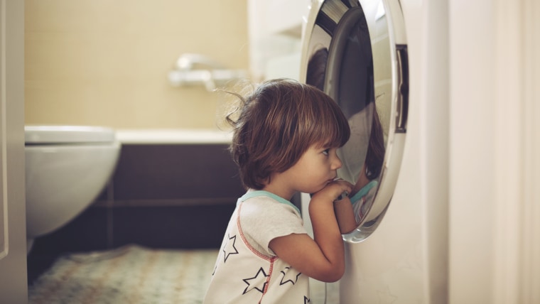 To protect your children from washer and dryer entrapment, experts suggest engaging any appliance safety features, locking the door to the room where you keep appliances and purchasing a safety lock as well as talking to your kids about the dangers, among other measures. 