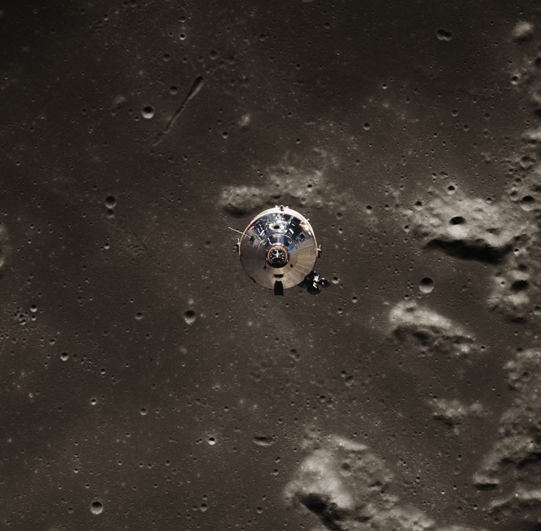 Command Module Above the Moon