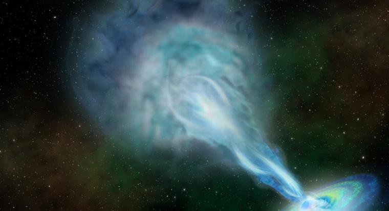 Image: One Sided Quasar