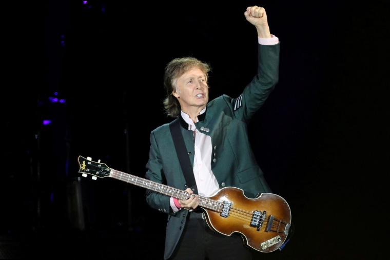 Image: FILE PHOTO: Paul McCartney performs during the \"One on One\" tour concert in Porto Alegre