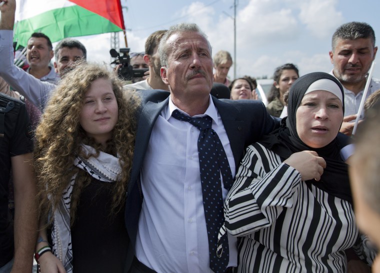 Image: Ahed, Bassem and Nariman Tamimi.