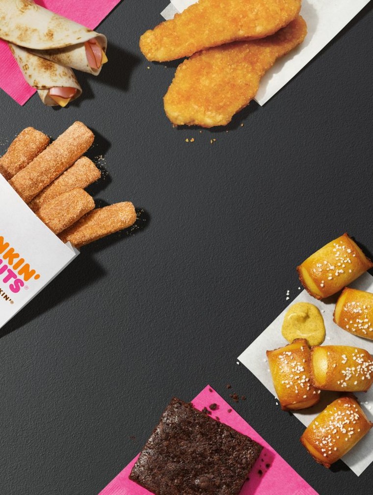 Dunkin' Donuts recently introduced its Dunkin' Run menu with Donut Fries and Waffle Breaded Chicken Tenders.