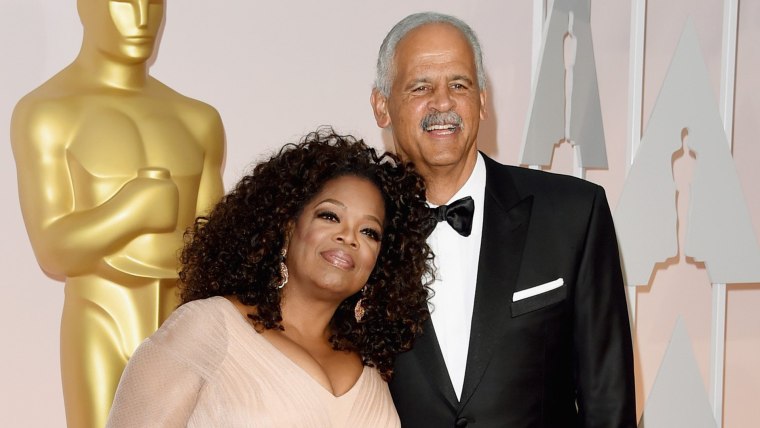 Oprah Winfrey and Stedman Graham