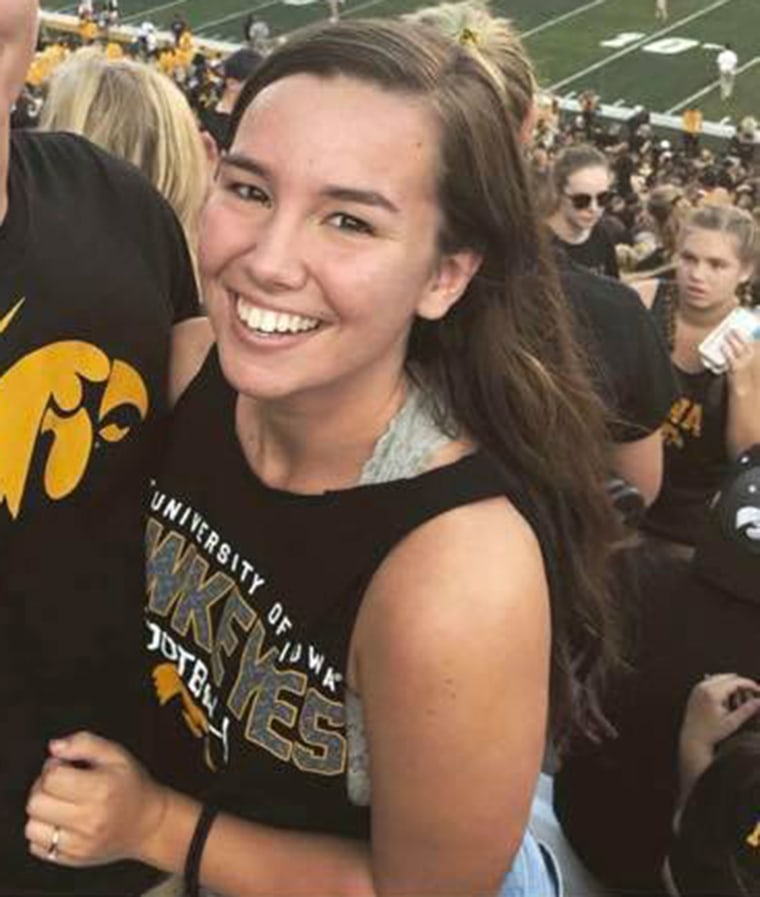 Mollie Tibbetts, 20, was last seen around 7:30 p.m. on July 18, 2018 in Brooklyn, Iowa.