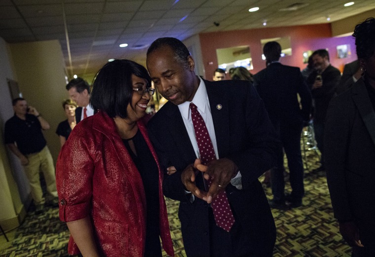 Image: Ben Carson and his wife Candy Carson