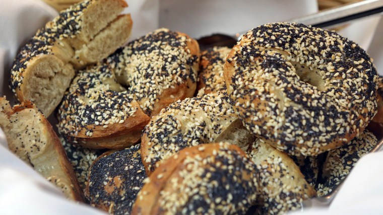 Poppy seed bagel