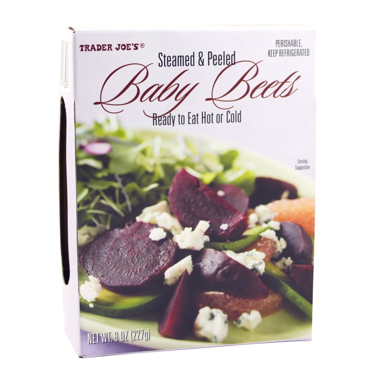 Skip the peeling with Trader Joe's steamed beets.