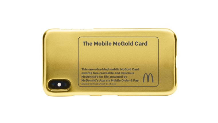 The McGold Card won't be in your wallet, but on your phone.