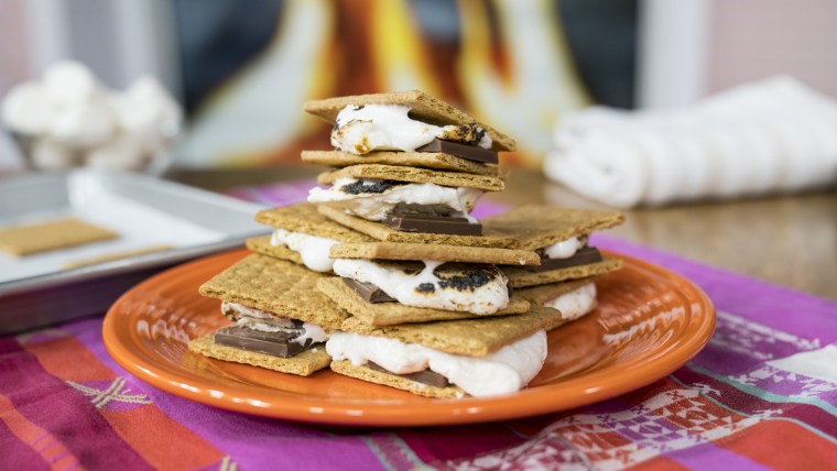 Justin Chapple's Frozen S'mores, Gooey S'mores Pie, S'mores for a Crowd, Upgraded S'mores, S'mores Milkshake