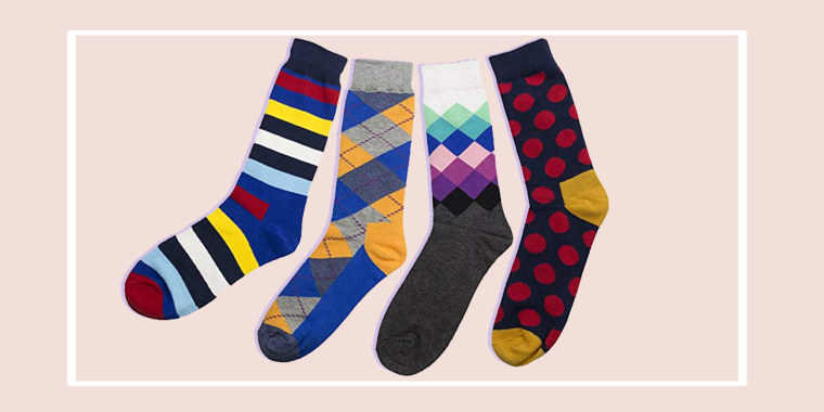 Deal of the Day: 50 percent off colorful men's dress socks from Pop Fashion