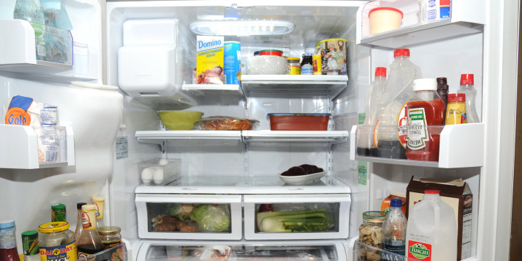 Timing Refrigerator Fresh-keeping Box With Handle, Organizer Bins