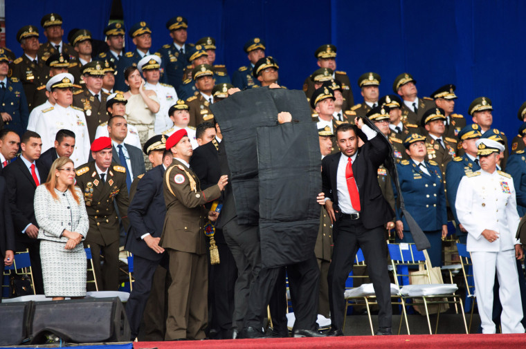 Image: Assassination Attempt On Venezuelan President