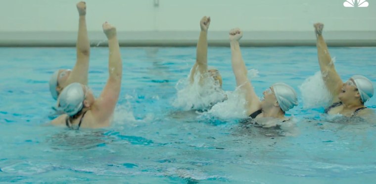 IMAGE: Subversive Sirens synchronized swim team